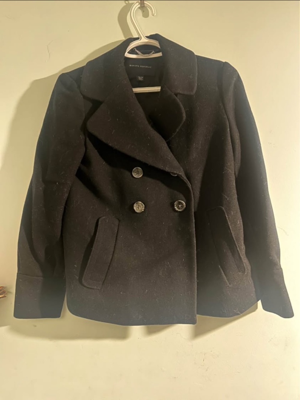Banana republic pea coat - size XS - great condition